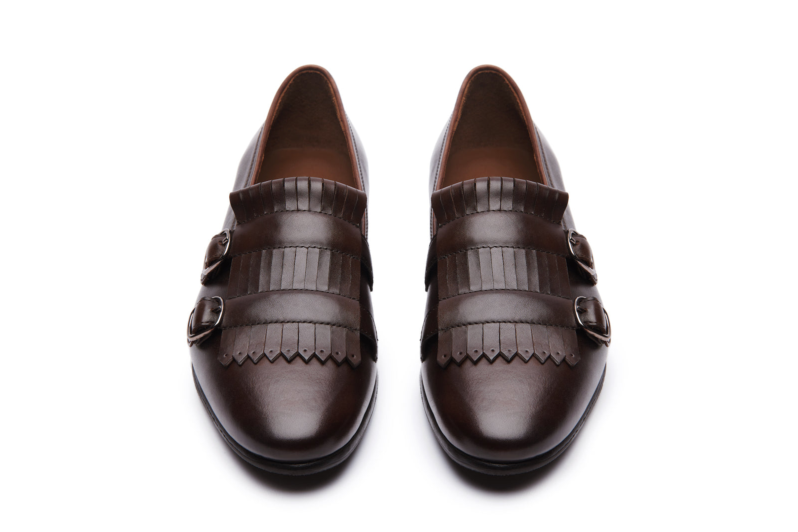 Daniel Fringe Loafer In Dark Brown