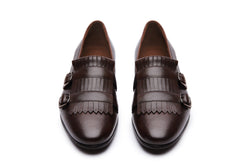 Daniel Fringe Loafer In Dark Brown