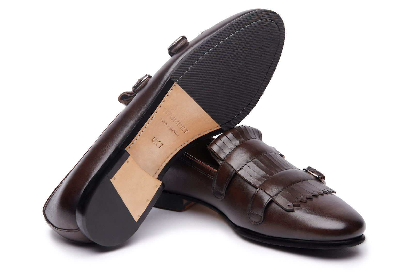 Daniel Fringe Loafer In Dark Brown