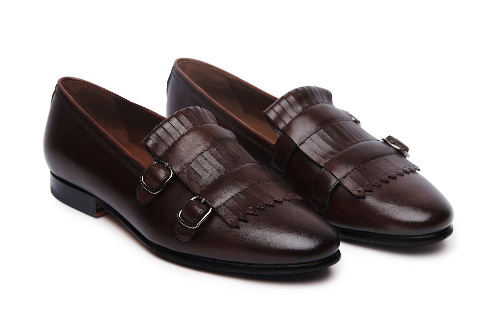 Daniel Fringe Loafer In Dark Brown