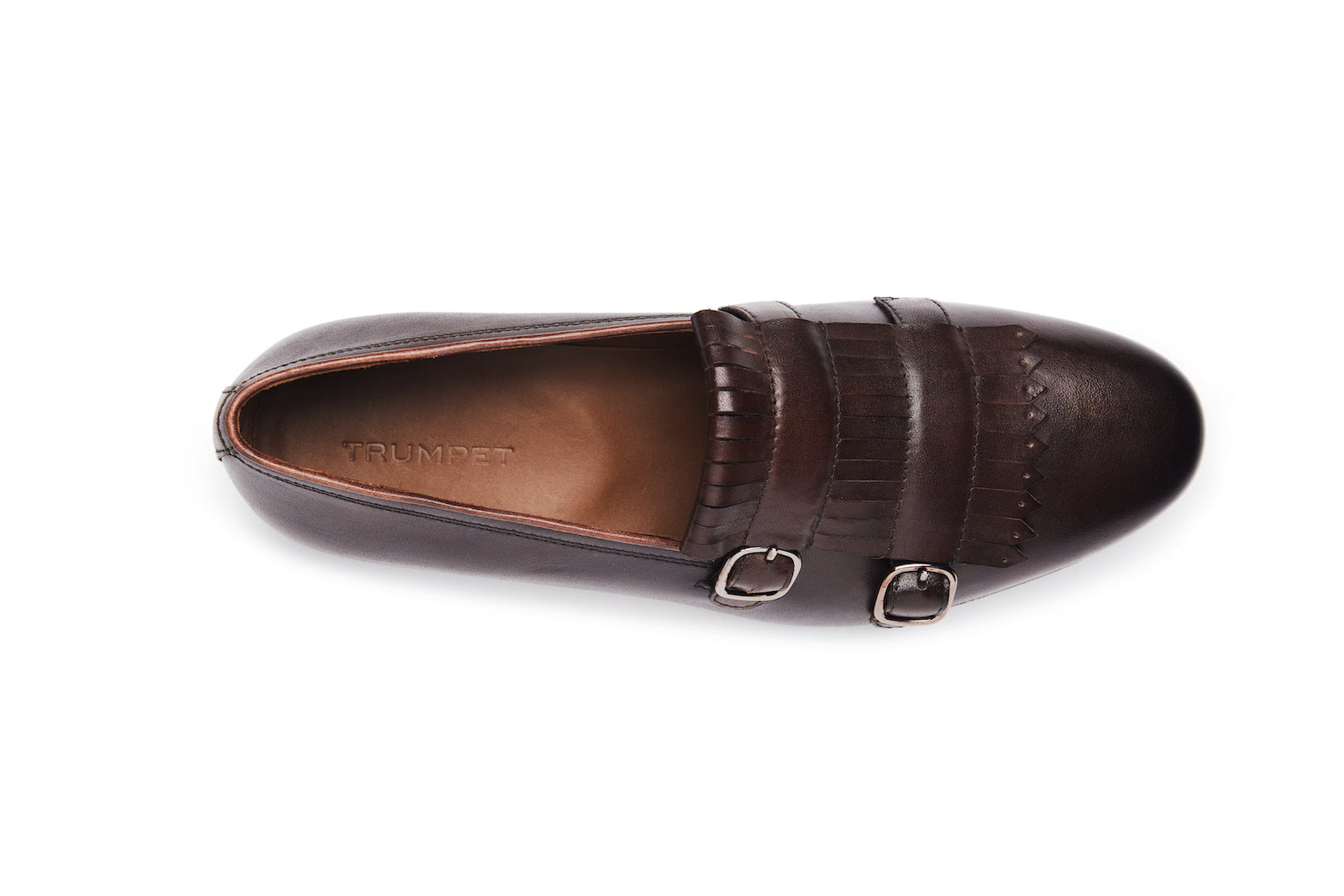 Daniel Fringe Loafer In Dark Brown