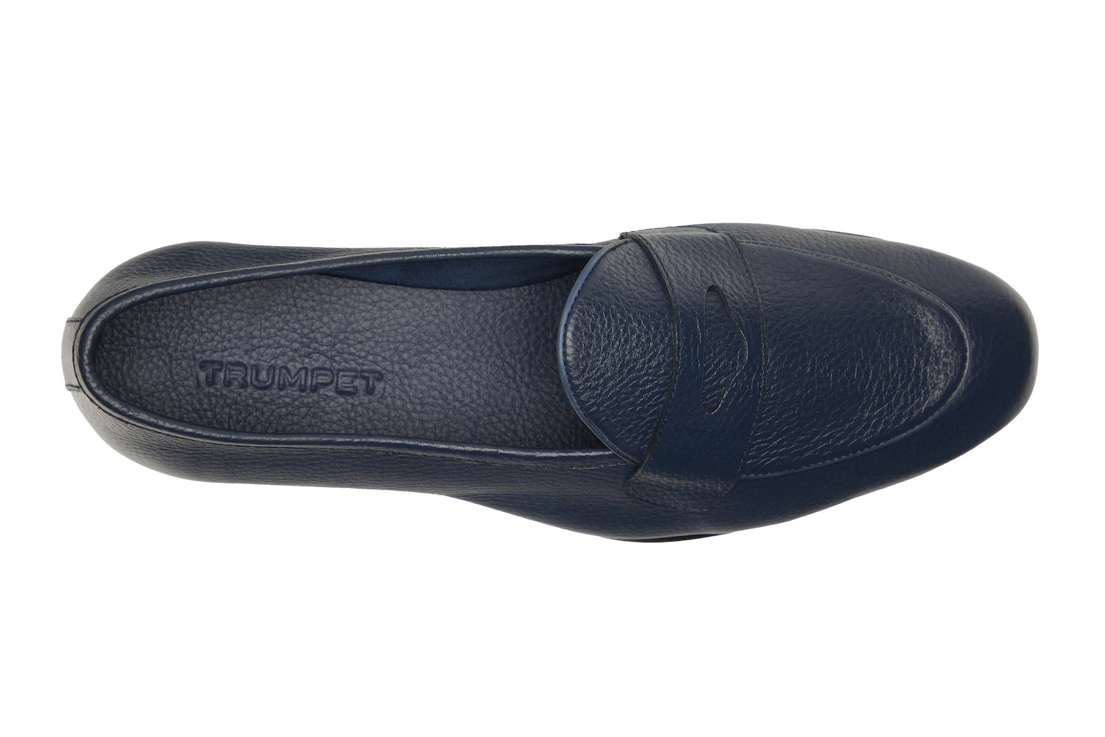 Belgian Loafers With Penny Saddle In  Navy