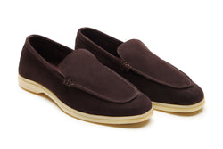 Yacht Loafers In Cocoa Brown Suede