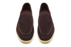 Yacht Loafers In Cocoa Brown Suede