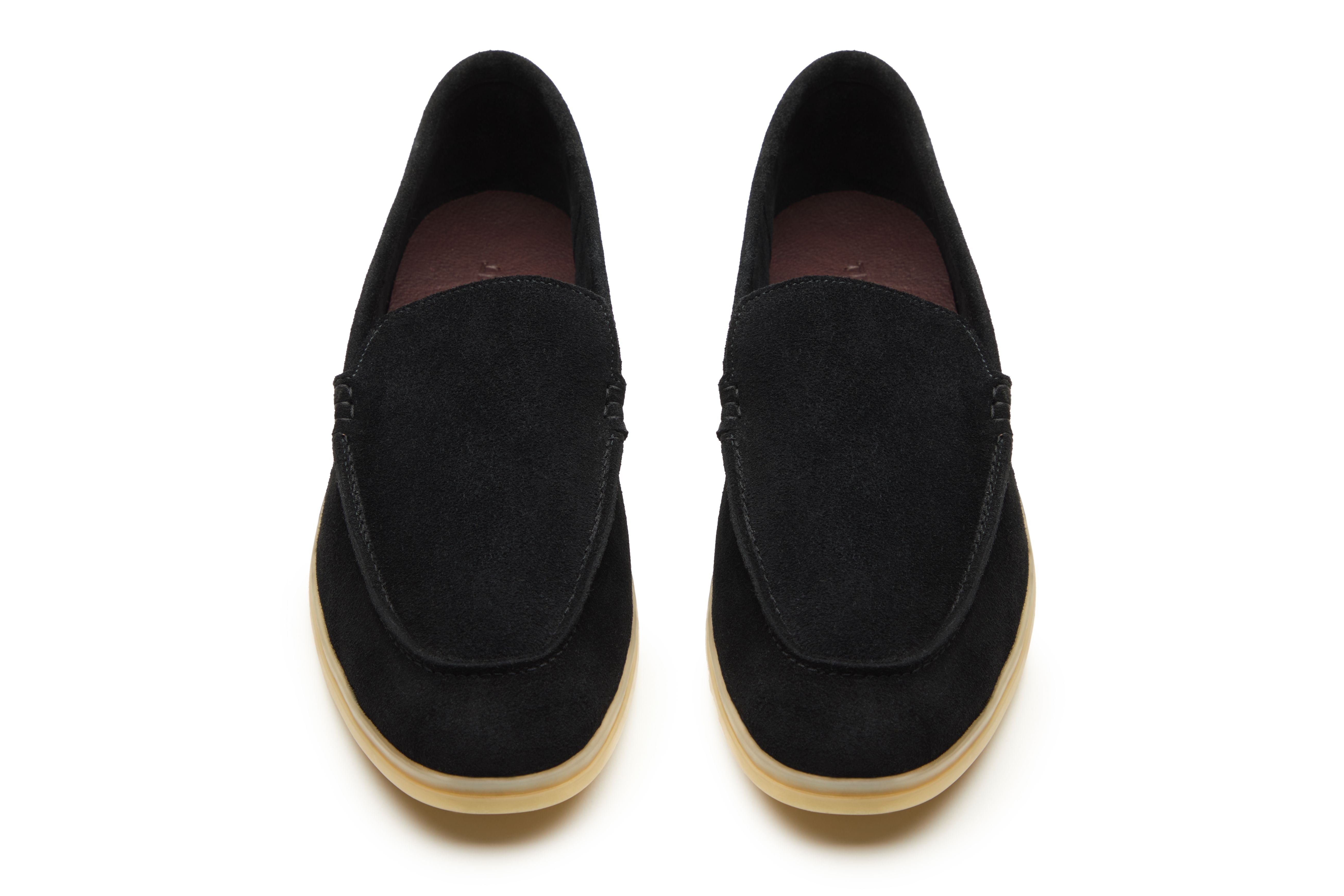 Yacht Loafers In Black Suede