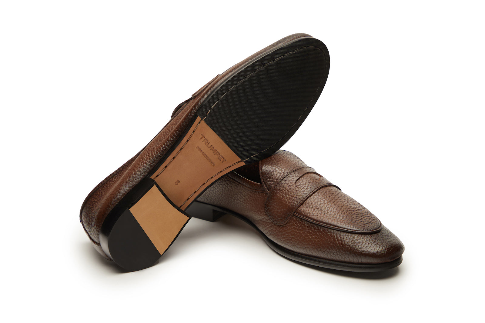 Belgian Loafer In Brown Suede