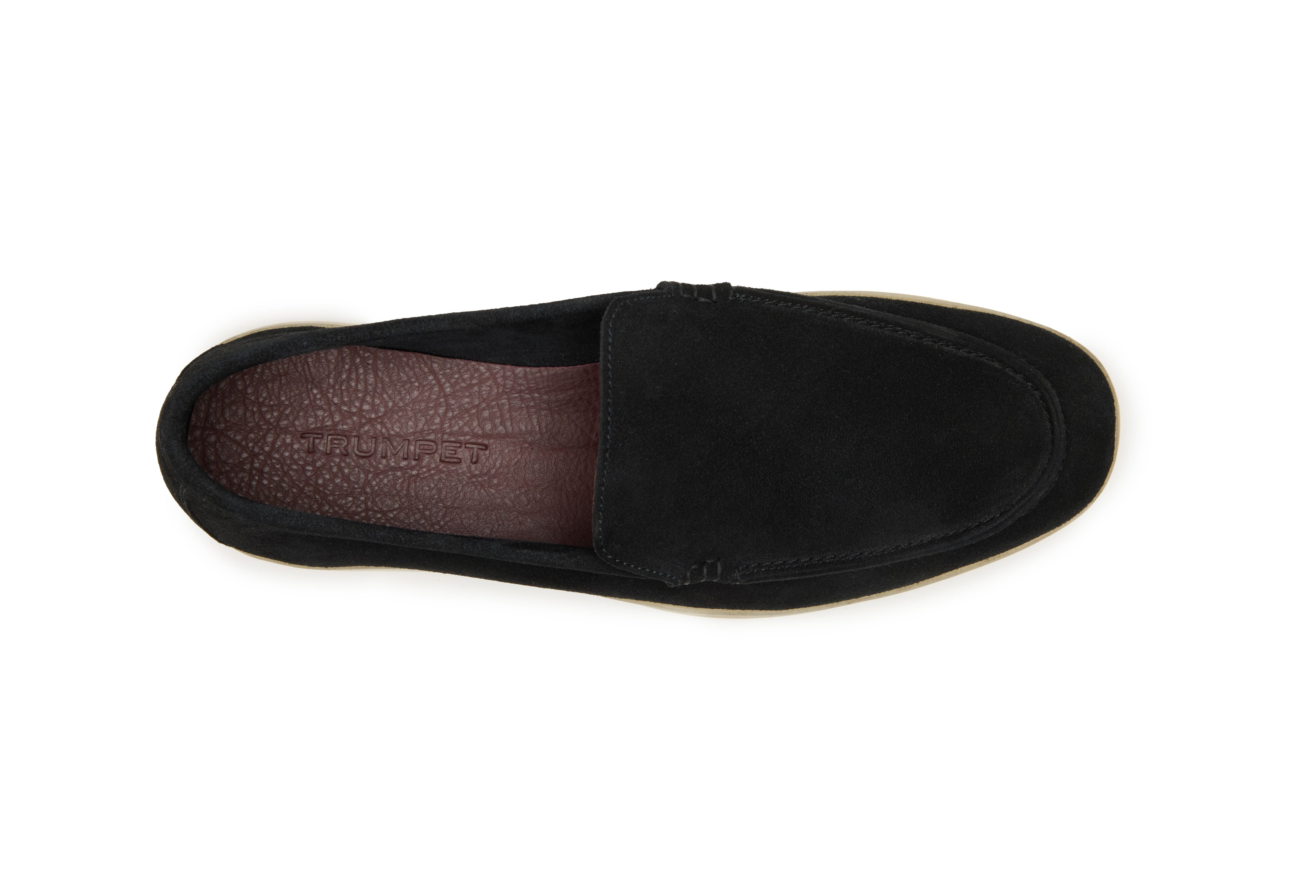 Yacht Loafers In Black Suede