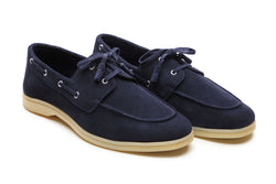 Boat Shoes In Navy Suede