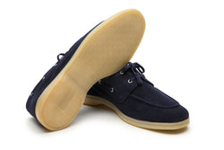 Boat Shoes In Navy Suede