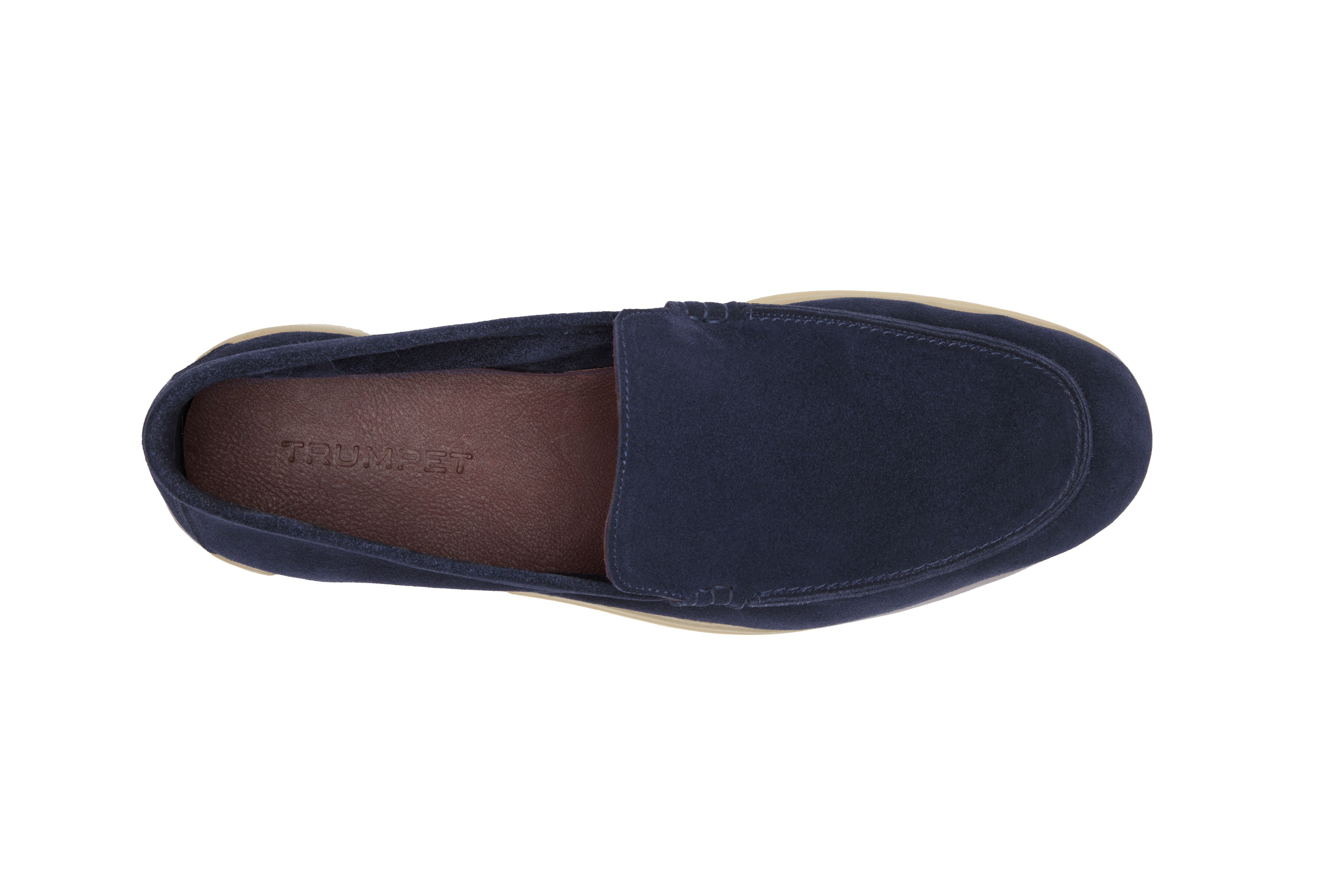 Yacht Loafers In Navy Suede