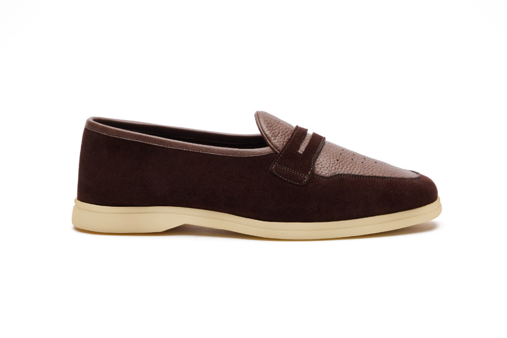Spectator – Brown Suede and Brown Milled