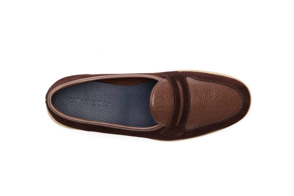 Spectator – Brown Suede and Brown Milled
