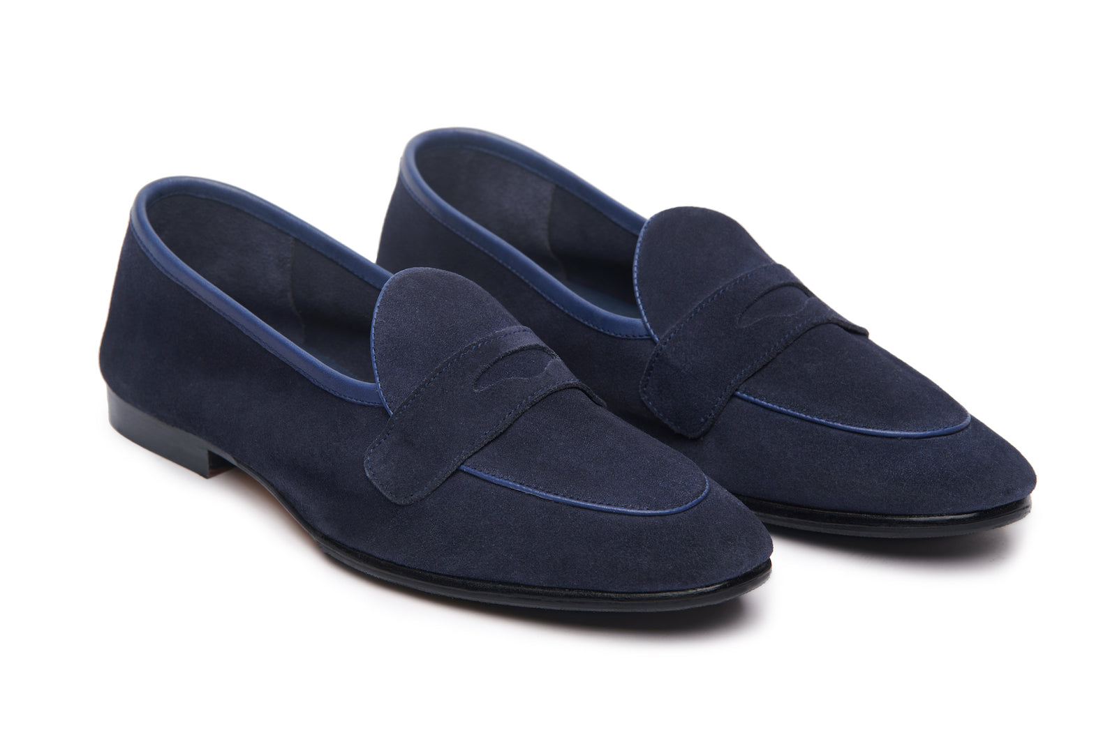 Navy Suede – Trumpet Shoes