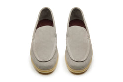 Yacht Loafers In Grey Suede