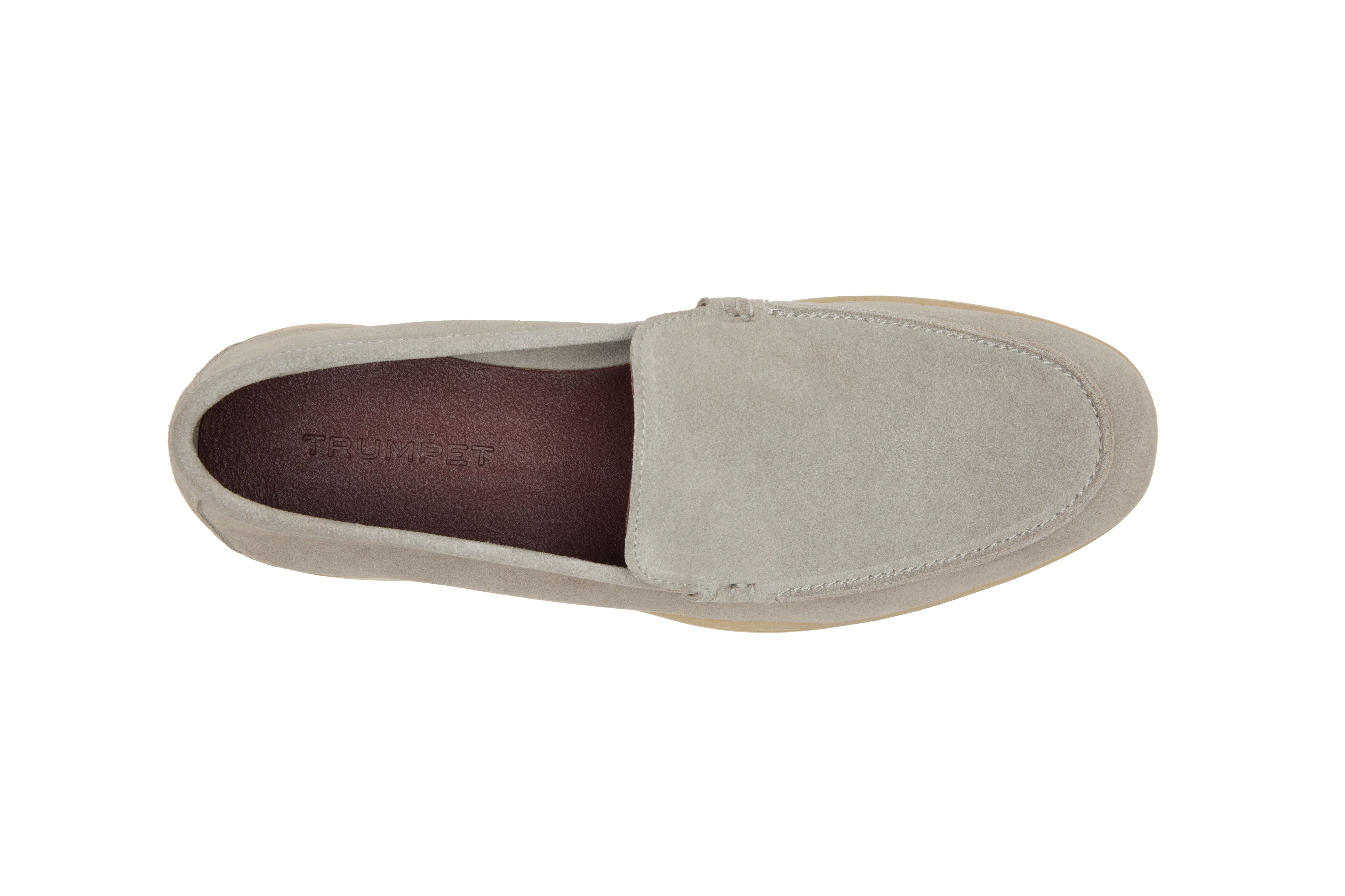 Yacht Loafers In Grey Suede