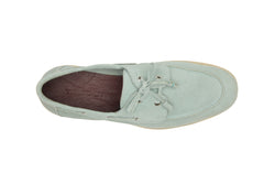 Boat Shoes In Pistachio Suede