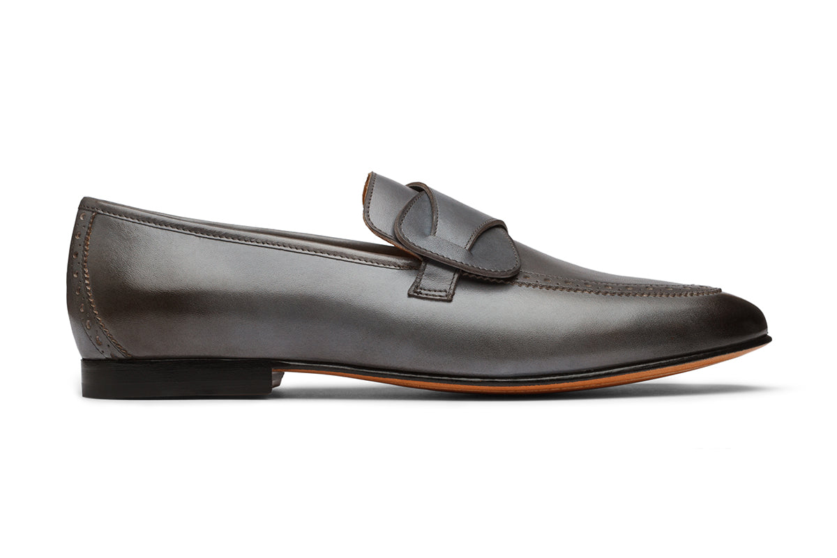 Butterfly Loafers  In Grey