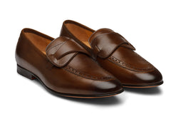 Butterfly Loafers  In Brown