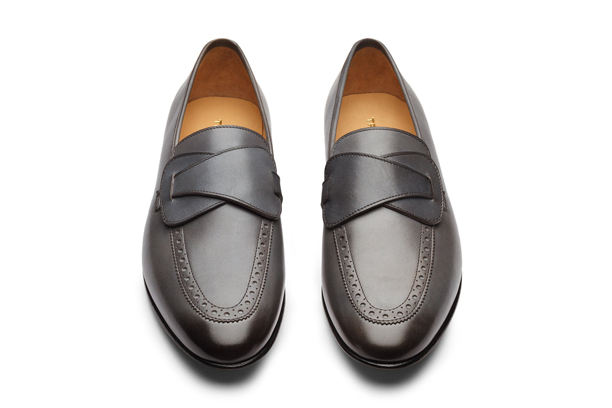 Butterfly Loafers  In Grey