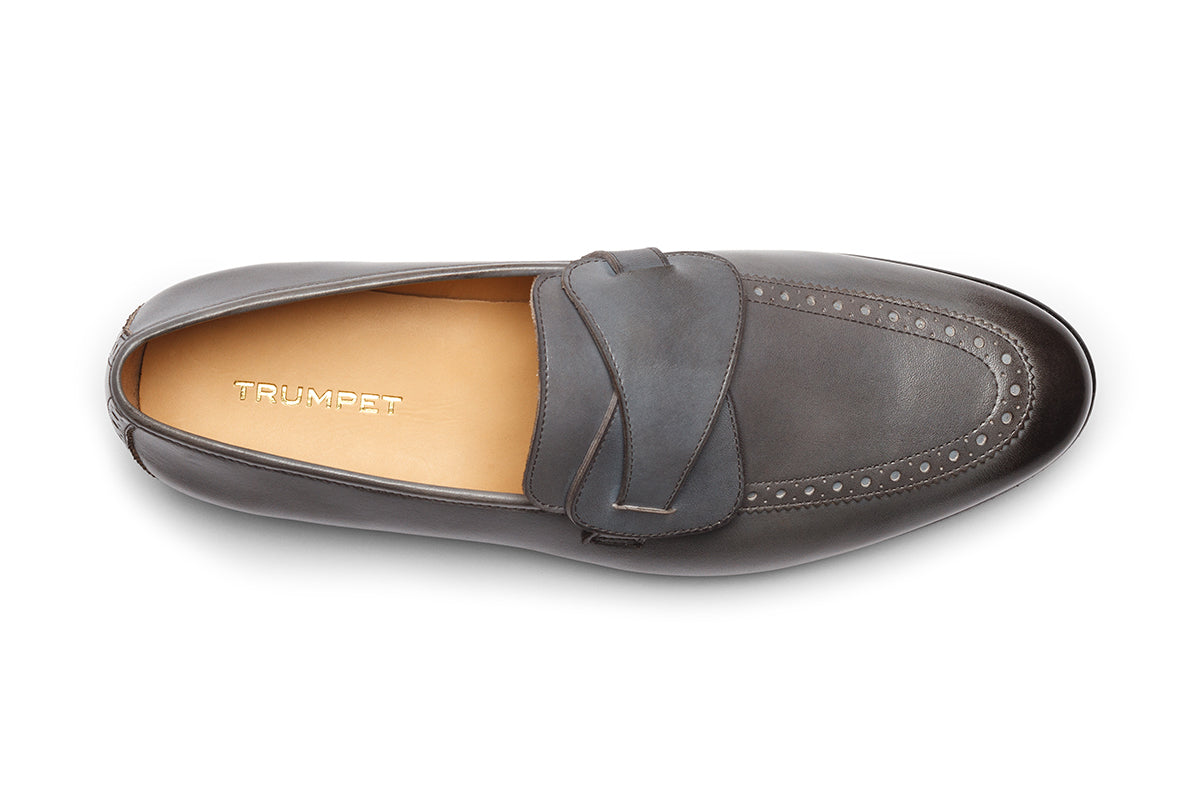 Butterfly Loafers  In Grey