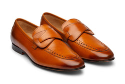 Butterfly Loafers  In Tan