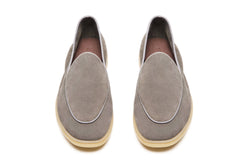 Belgian Loafers in Dark Grey