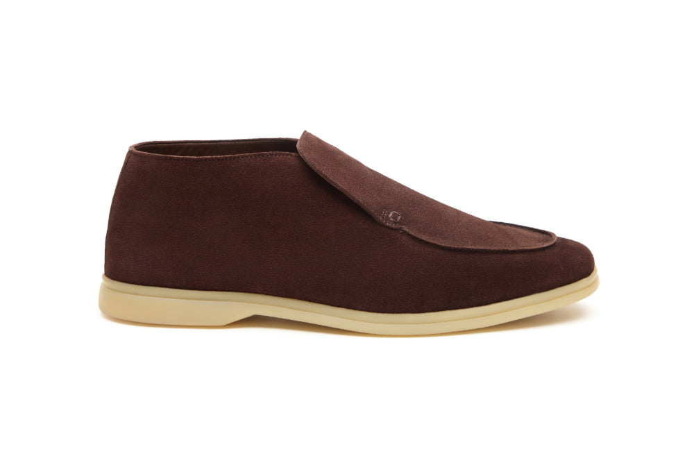 City Loafers in Cocoa Brown Suede