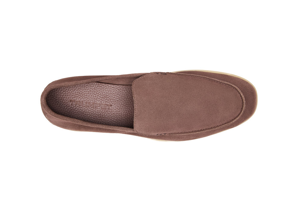 Yacht Loafers in Mocha Suede